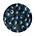 Preciosa drop beads 5/0 blauw lustered ongeveer 25 gram voor