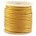 Leather Lace 2mm thick Flexible quality Soft Yellow Metallic per meter