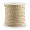 Macrame geknoopt waxkoord 7mm breed Khaki per 0.50 meter