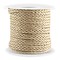 Macrame knotted wax cord 7mm wide Khaki 0:50 per meter