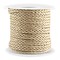Macrame knotted wax cord 7mm wide Khaki 0:50 per meter