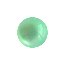 Polaris Bead Mint. Shiny 20mm. Around.