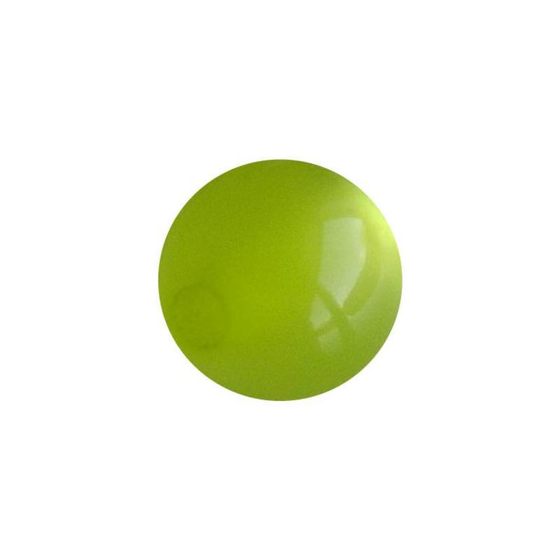 Polariskraal Lime. Shiny 14mm. Rond.