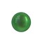 Polaris Bead Green. Shiny 14mm. Around.