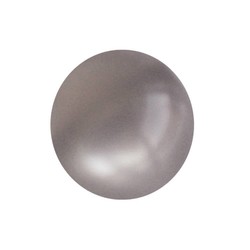 Polaris Bead Grey. Shiny 10mm. Around.