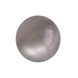 Polaris Perlen-Grau. Glänzende 14mm. Rund.