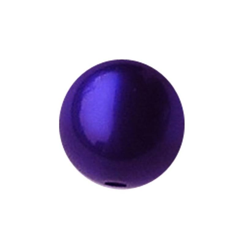 Polaris Bead Purple Shiny 14mm. Around.