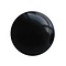 Polaris Perle schwarz glänzend 10mm. Rund.