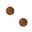 Polaris Bead Mandarin Shiny 14mm Round