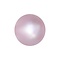 Polaris Bead Light Pink Shiny Around 10mm.