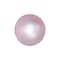 Polariskraal Licht roze Shiny 10mm Rond.