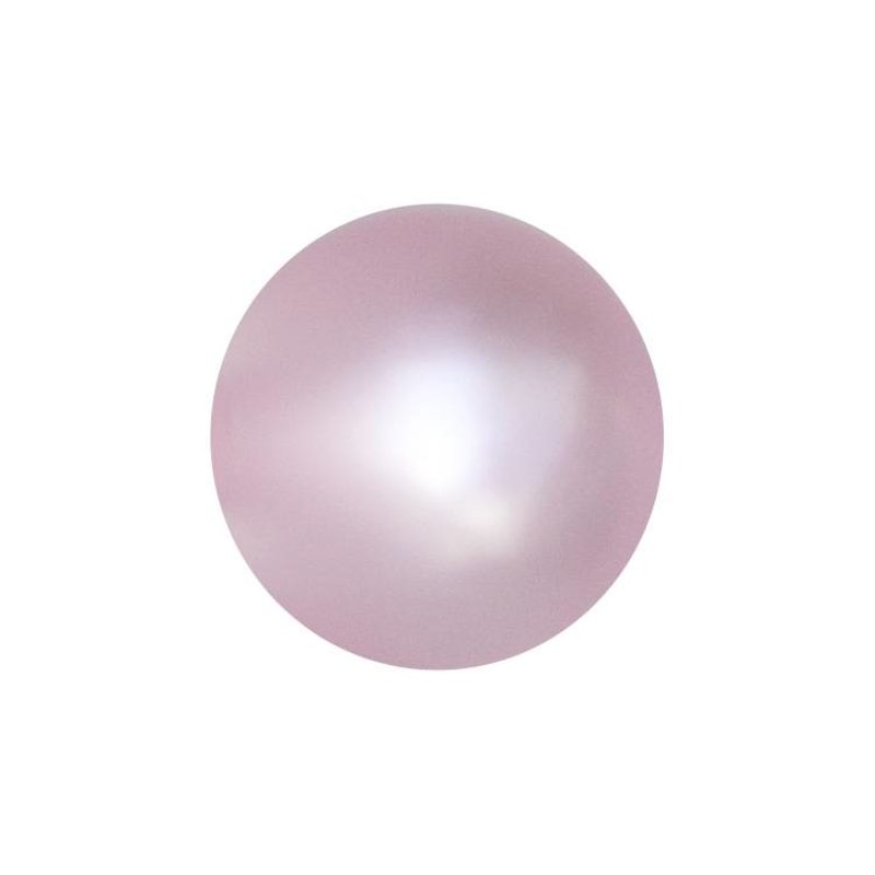 Polaris Perle Hellrosa glänzende Rund 10 mm.
