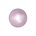 Polariskraal Licht roze Shiny 20mm Rond.