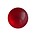 Polaris bead 8mm Light Red Shiny Round