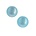 Polaris bead 20mm Light Blue Shiny Round