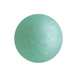 Polaris Bead Matt Special Light Aqua 12mm Round