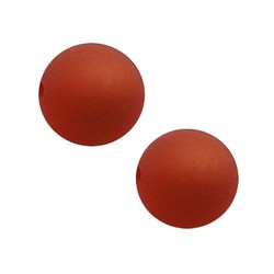 Polaris bead 8mm orange mat