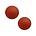 Polaris bead 14mm orange mat