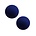 Polaris bead 10mm dark blue mat