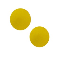 Polaris Bead 14mm yellow mat