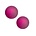 Polaris bead 10mm fuchsia mat