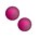 Polaris bead 8mm matt fuchsia