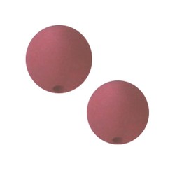 Polaris Bead 14mm matte light red wine