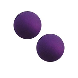 Polaris bead 10mm purple mat