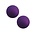 Polaris bead 14mm purple mat