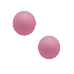Polaris Bead 14mm frosted pink