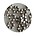 Metall-Korn-Distanzscheiben 8mm Silber.