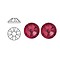 Swarovski Plaksteen Ruby ss34 7.1mm.