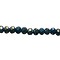 Geslepen Rondelle 3x2mm Dark Blue AB