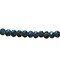 Geslepen Rondelle 3x2mm Dark Blue Luster