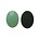 Plaksteen Acryl 13x18mm. Ovaal Lichtgroen Opal. (voor kastje 27504.03)