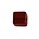Polaris Bead Square. Shiny 8x8mm. Red.