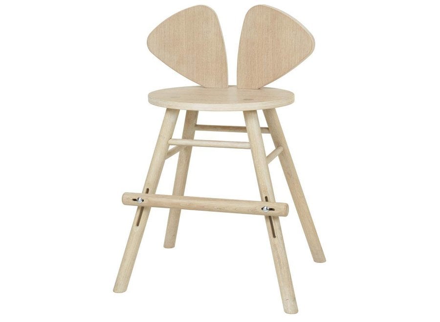 MOUSE JUNIOR HIGH CHAIR (4-8 YEARS) // OAK