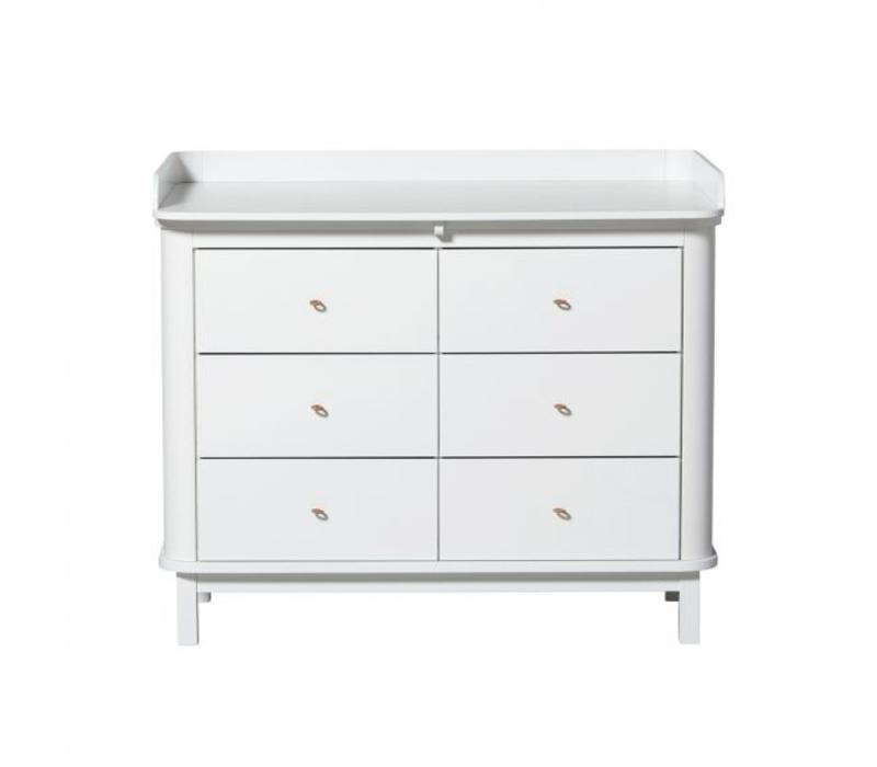 white nursery drawers
