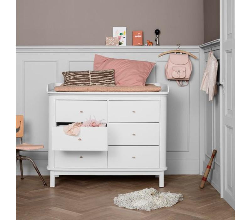 white nursery dresser