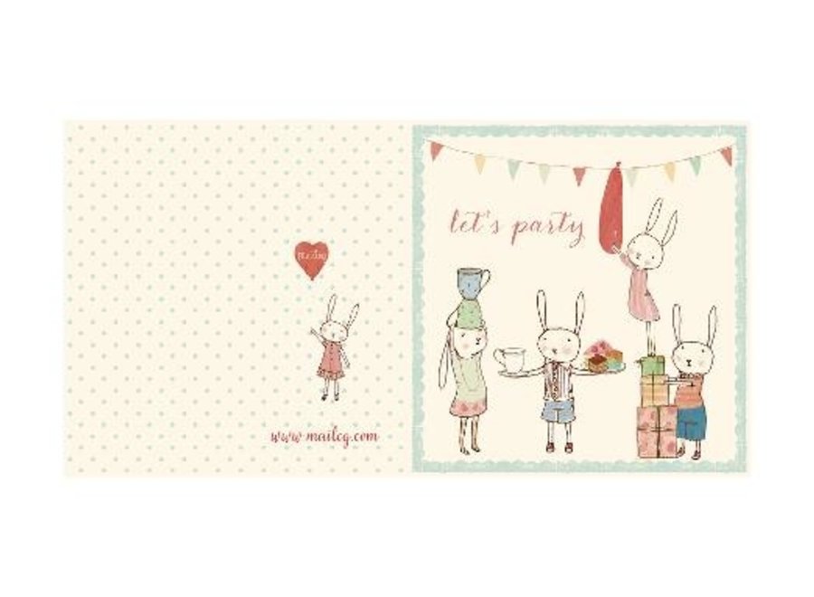 BUNNY PARTY, DOUBLE CARD