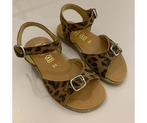 Leopard sandalen met verstelbare gespen - Store of Daydreams