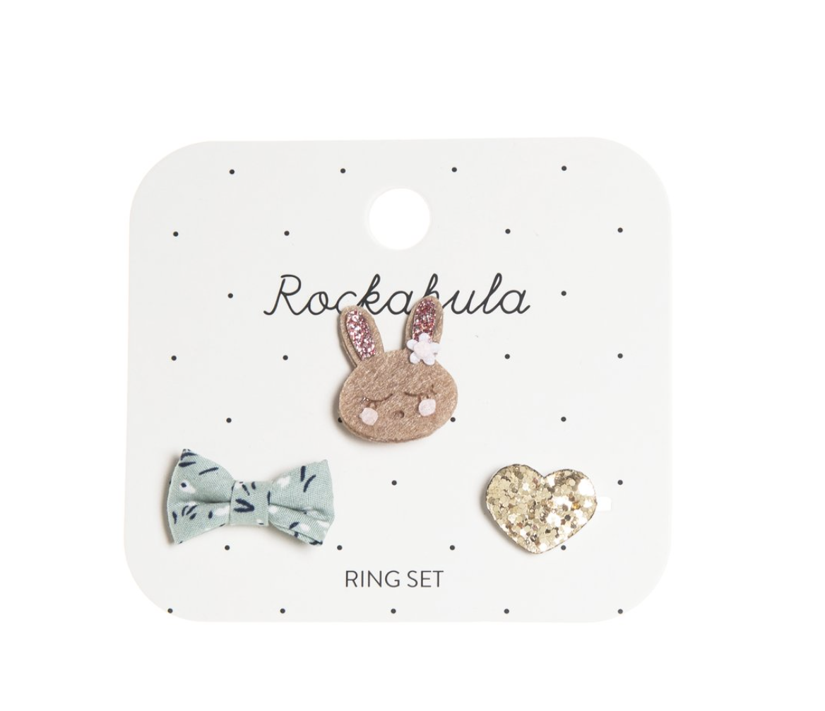 Rosie Rabbit Ring Set Store Of Daydreams