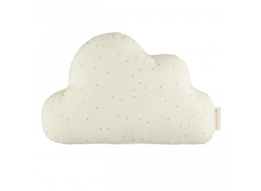 Cloud Cushion 24X38 Honey Sweet Dots Natural