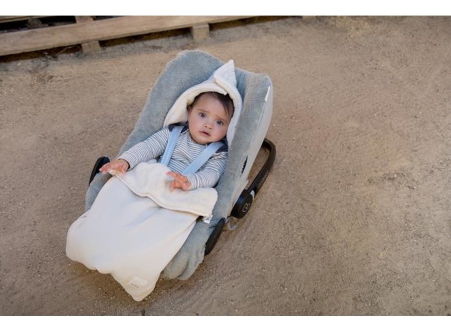 Voetenzak 0+ 3/5 punts teddy Runa - Warm White - Store of Daydreams