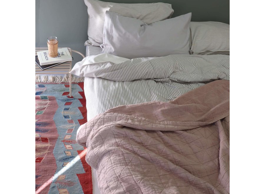 Organic Diamond blanket Mink Cot Bed W75cm x L120cm