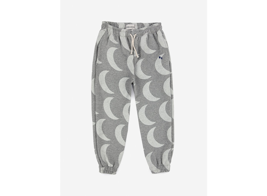 Moon All Over Jogging Pants Light Heather Grey