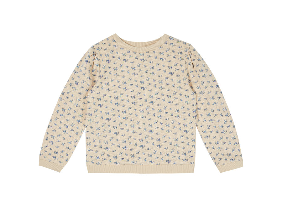 Sweatshirt Imprime Ao Azulejo