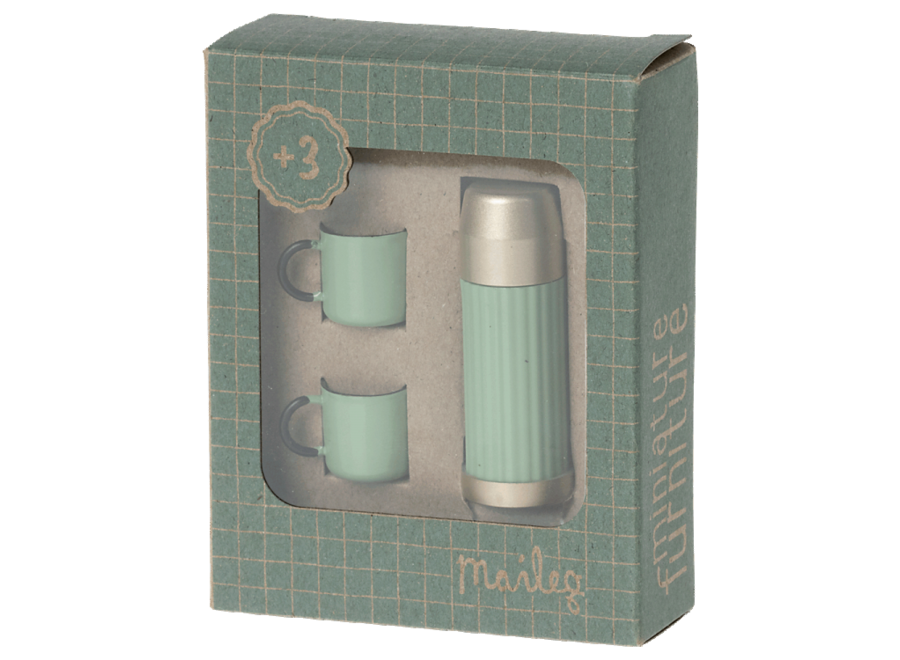 Thermos and cups - Mint