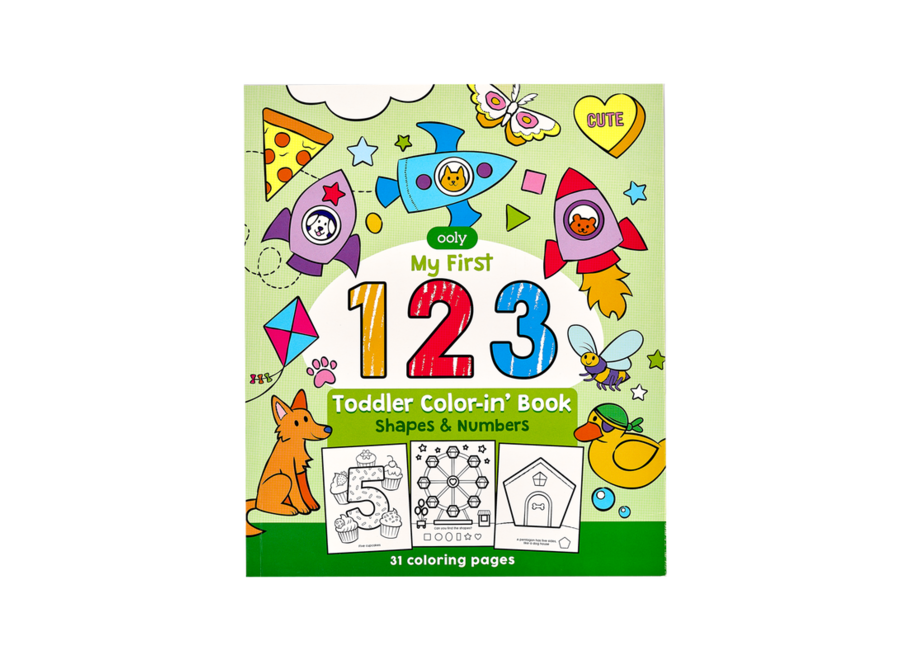 Toddler Coloring Book - 123
