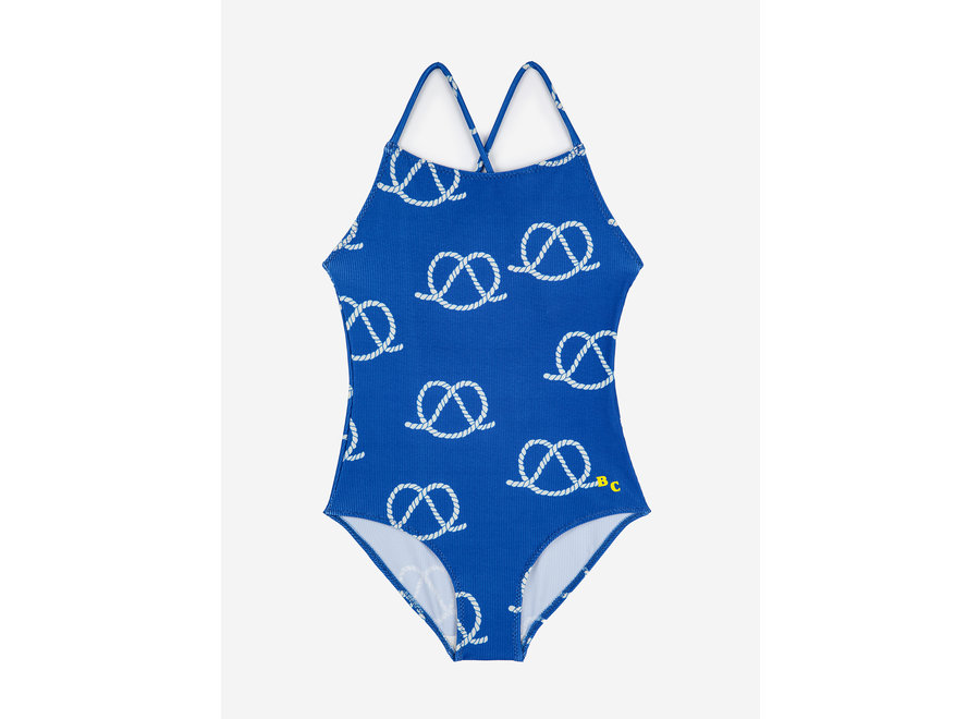 Sail Rope all over swimsuit Blue